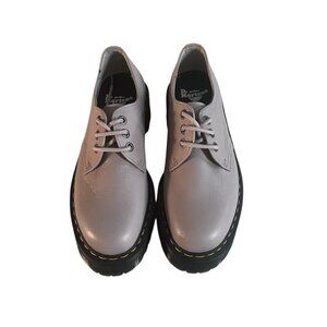 Dr. Martens M10/W12 1461 Quad II Pisa Oxford Platform Shoes Vintage Taupe 31167.
